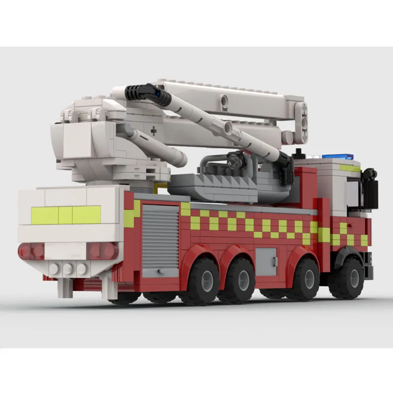 MOC-213990 Traffic Rescue Aerial Cable Car Fire Truck Ladder Platform Building Blocks 578parts Boys Children's Birthday Toy Gift
MOC-213990 Traffic Rescue Aerial Cable Car Fire Truck Ladder Platform Building Blocks 578parts Boys Children's Birthday Toy Gift