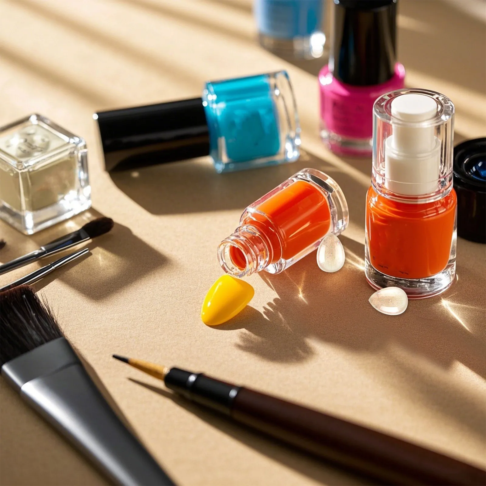 50Pcs Transparent Glass Nail Display Beads Elegant Teardrop Design for Professional Manicure Color Chart and DIY Nail Art
50Pcs Transparent Glass Nail Display Beads Elegant Teardrop Design for Professional Manicure Color Chart and DIY Nail Art