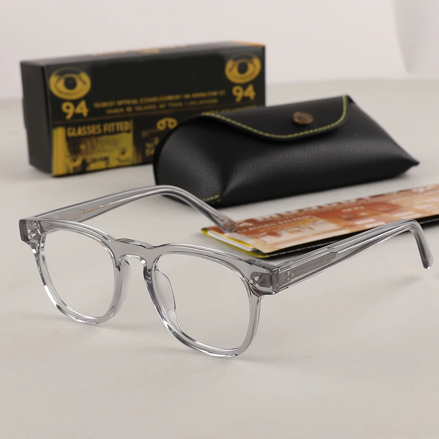 Spectacle Frame Men Johnny Depp DUDEL Glasses Transparent Lens Brand designer Computer Male Round Vintage Acetate Eyeglasses
Spectacle Frame Men Johnny Depp DUDEL Glasses Transparent Lens Brand designer Computer Male Round Vintage Acetate Eyeglasses