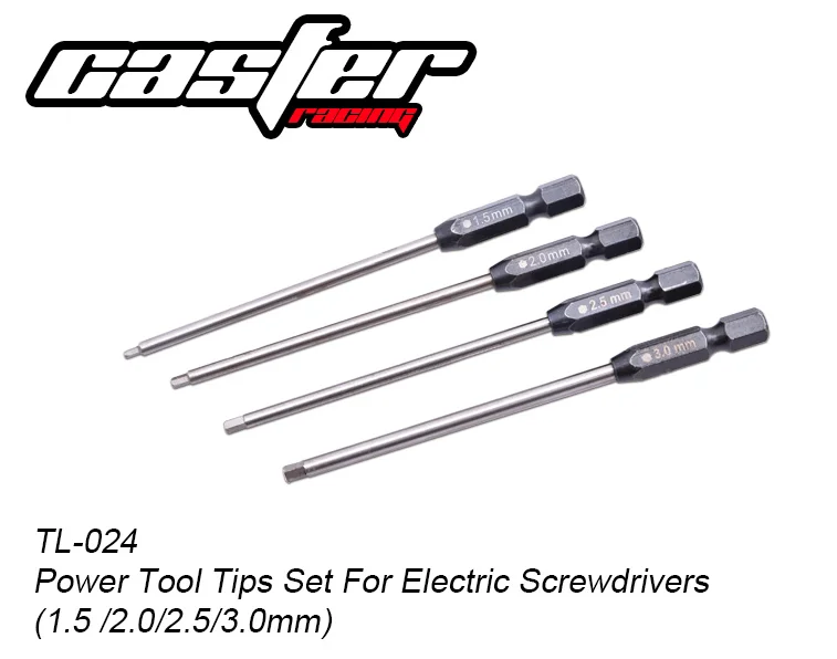 Super Hard Caster TL-024 1.5 /2.0/2.5/3.0mm Electric Screwdrivers 1/4" 6.35mm Hex Shank Diamond Power Tool Tips Set RC Tool
Super Hard Caster TL-024 1.5 /2.0/2.5/3.0mm Electric Screwdrivers 1/4" 6.35mm Hex Shank Diamond Power Tool Tips Set RC Tool