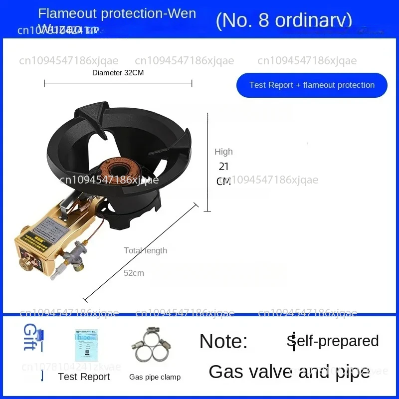 Special for restaurant with fierce fire; energy-saving with high heat; with thermocouple flame-out protection.
Special for restaurant with fierce fire; energy-saving with high heat; with thermocouple flame-out protection.