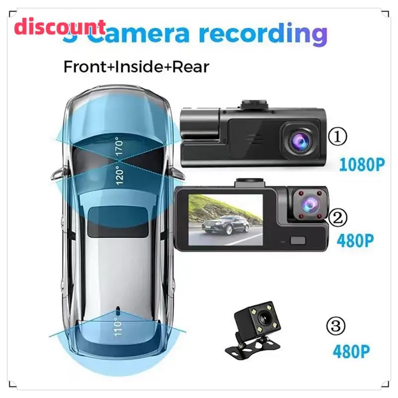 Excellent Quality-Driving Recorder HD 1080P 2 Inches Screen 3 Way With Wifi 3 Lens Parking Monitoring With Night Vision Car DVR
Excellent Quality-Driving Recorder HD 1080P 2 Inches Screen 3 Way With Wifi 3 Lens Parking Monitoring With Night Vision Car DVR