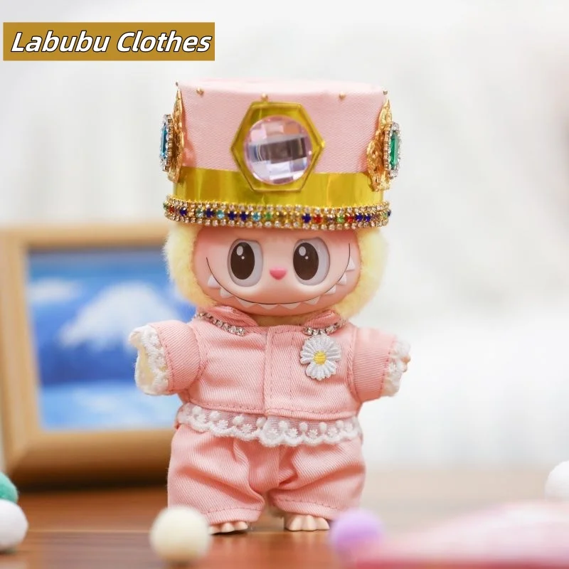 Для 15/17 см одежда Labubu для сидения, подвеска в виде подсолнуха, виниловая кукла, сменный комплект одежды, модный комплект аксессуаров по индивидуальному заказу
Для 15/17 см одежда Labubu для сидения, подвеска в виде подсолнуха, виниловая кукла, сменный комплект одежды, модный комплект аксессуаров по индивидуальному заказу