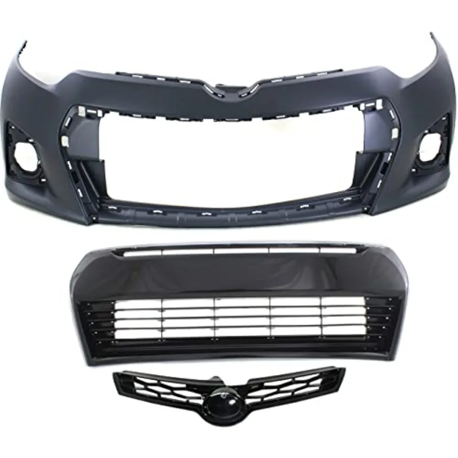Front Bumper Cover Kit For 20142016 Toyota Corolla S Special Edition Models Toyota Corolla Accessories w Chrome Grille Surround
Front Bumper Cover Kit For 20142016 Toyota Corolla S Special Edition Models Toyota Corolla Accessories w Chrome Grille Surround