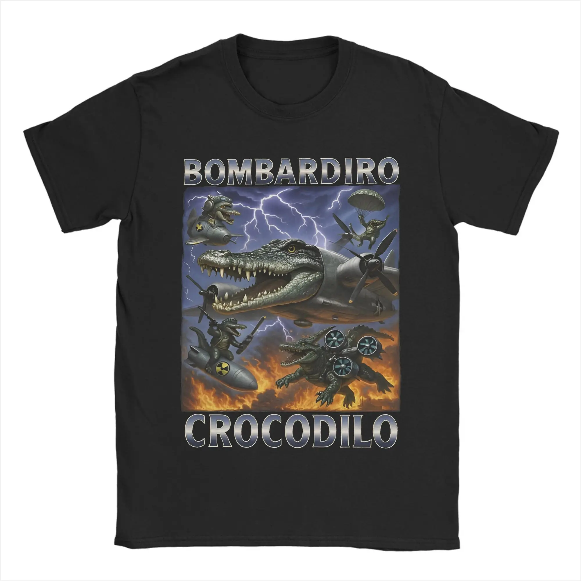 Bombardiro Crocodilo, итальянский мем, забавная футболка с крокодилом для мужчин и женщин, футболки с принтом, одежда из 100% хлопка
Bombardiro Crocodilo, итальянский мем, забавная футболка с крокодилом для мужчин и женщин, футболки с принтом, одежда из 100% хлопка