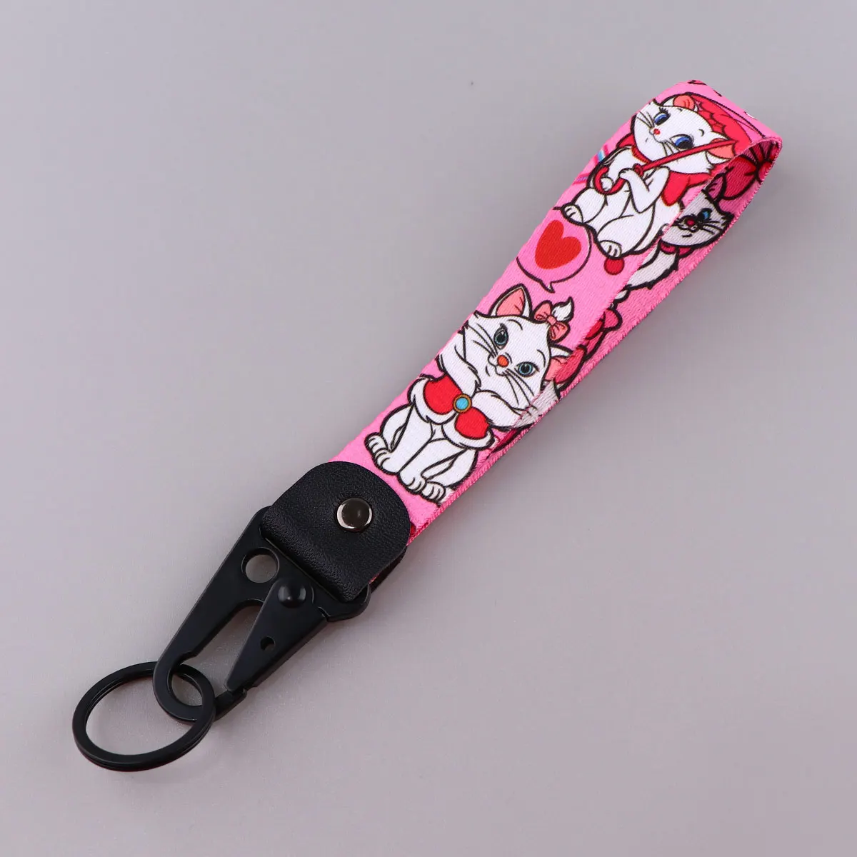 Cartoon Cat Short Lanyard Key Fobs Holder Eagle Beak Keychain Car Motorcycle Pendant Key Ring Jewelry Accessories Gifts
Cartoon Cat Short Lanyard Key Fobs Holder Eagle Beak Keychain Car Motorcycle Pendant Key Ring Jewelry Accessories Gifts