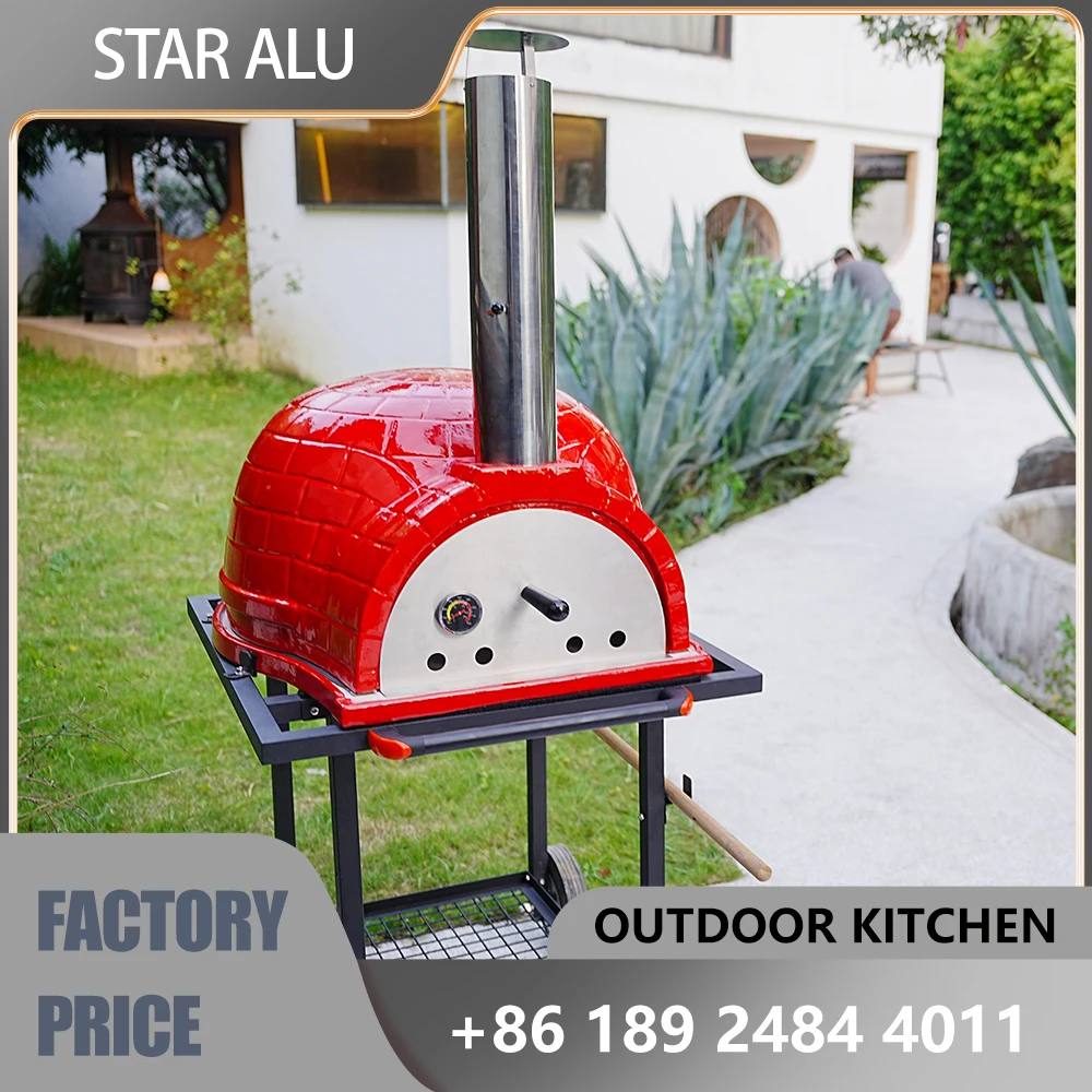 26" Outdoor Pizza Oven with Chimney - Professional Pizza Grill for Outdoor Cooking, Large Capacity Perfect for 12-14 Inch Pizza
26" Outdoor Pizza Oven with Chimney - Professional Pizza Grill for Outdoor Cooking, Large Capacity Perfect for 12-14 Inch Pizza