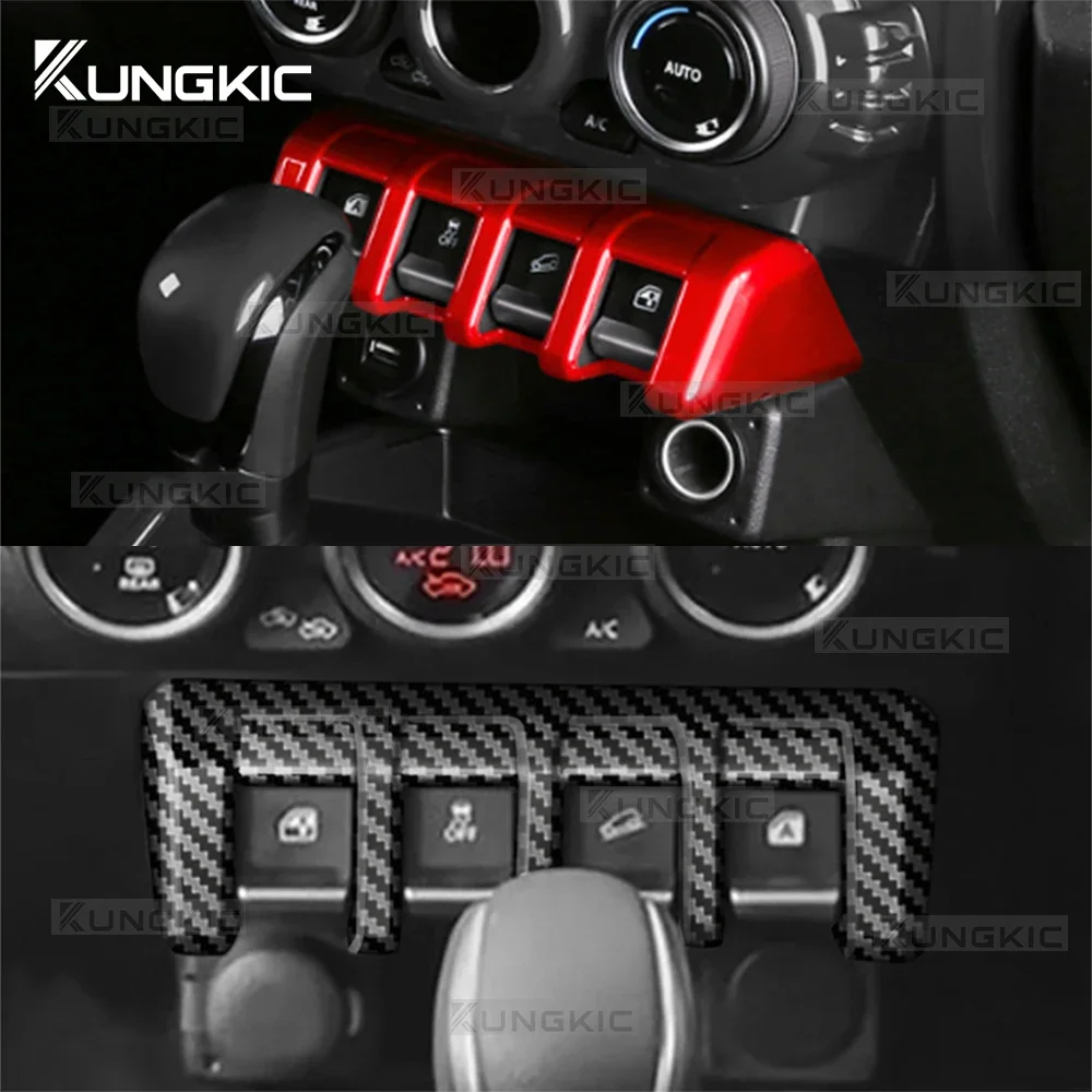 Window Lifter Switch Button Sticker For Suzuki Jimny 2018 2019 2020 2021 2022 2023 2024 2025 ABS Carbon Fiber Interior Trim
Window Lifter Switch Button Sticker For Suzuki Jimny 2018 2019 2020 2021 2022 2023 2024 2025 ABS Carbon Fiber Interior Trim