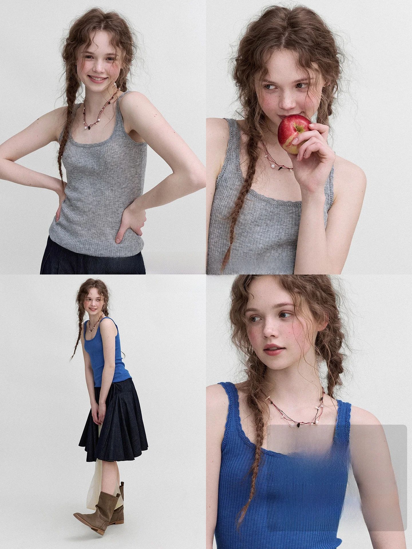 High Elasticity Floral Knitted U-Neck Slimming Strap Vest Women's Fashionable Commute Style Polyester Blend Vest Top
High Elasticity Floral Knitted U-Neck Slimming Strap Vest Women's Fashionable Commute Style Polyester Blend Vest Top
