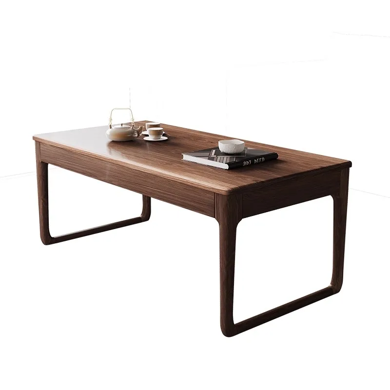 North American black walnut solid wood coffee table combination modern simple living room small apartment tea table
North American black walnut solid wood coffee table combination modern simple living room small apartment tea table