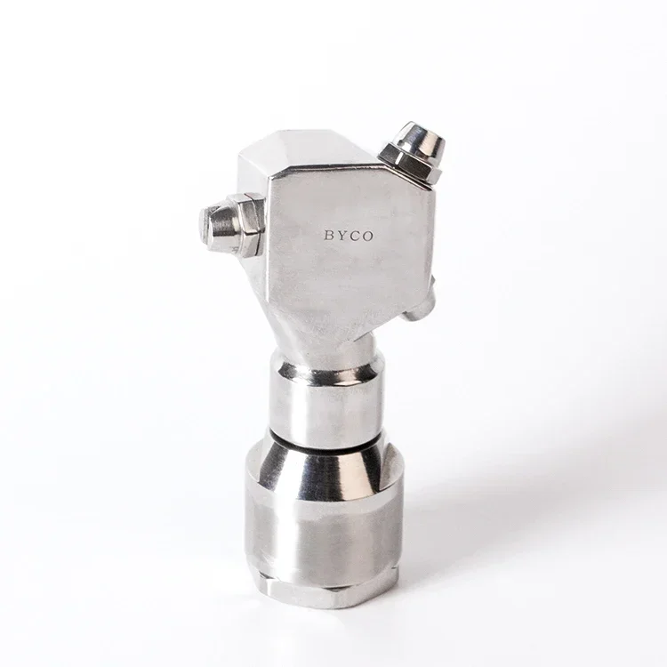 BYCO 1/2 Inch High Pressure Tank Jet 18250A Large Tank Cleaning Self Rotating CIP Washing Nozzle for Sale
BYCO 1/2 Inch High Pressure Tank Jet 18250A Large Tank Cleaning Self Rotating CIP Washing Nozzle for Sale