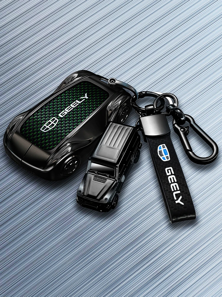 For Geely Emgrand BinYue XingRui 2023 Aluminum Alloy ABS Carbon Fiber Key Cover Keychain Key Case for Car Accessories
For Geely Emgrand BinYue XingRui 2023 Aluminum Alloy ABS Carbon Fiber Key Cover Keychain Key Case for Car Accessories