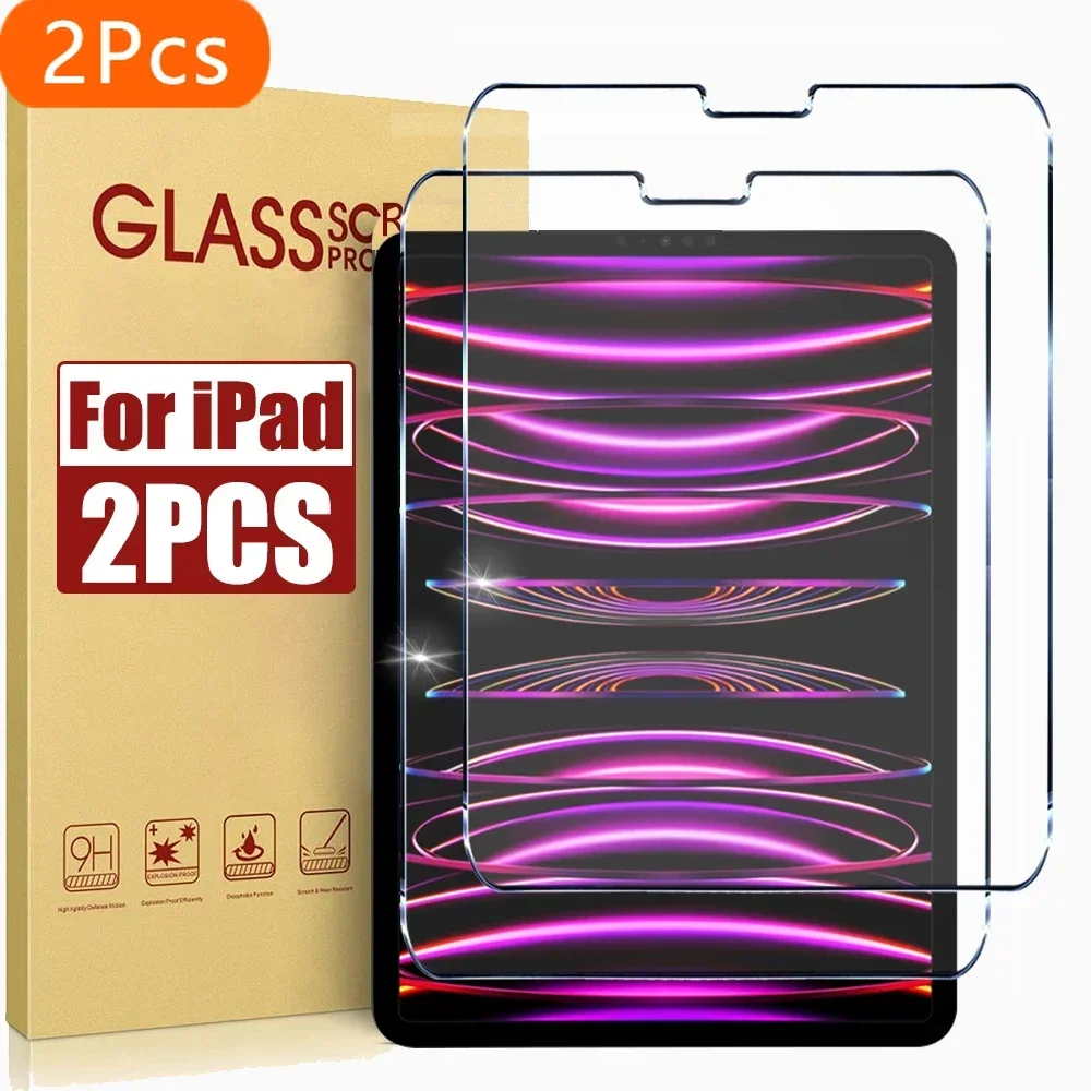 2PCS Tempered Glass For iPad 10th Generation pro 11 12.9 Air 5 4 10.9 Full Screen Protector For iPad 10.2 7th 8th 9th
2PCS Tempered Glass For iPad 10th Generation pro 11 12.9 Air 5 4 10.9 Full Screen Protector For iPad 10.2 7th 8th 9th