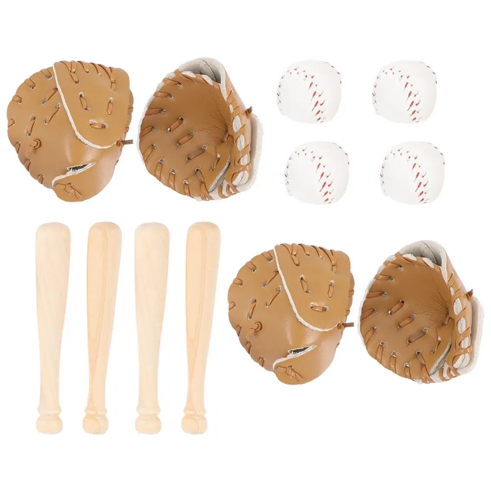 House Baseball Miniature Sports Toys 4 Sets Kids Kit Pretend Playset Mini Baseballs Accessories Reliable Craft Bats
House Baseball Miniature Sports Toys 4 Sets Kids Kit Pretend Playset Mini Baseballs Accessories Reliable Craft Bats