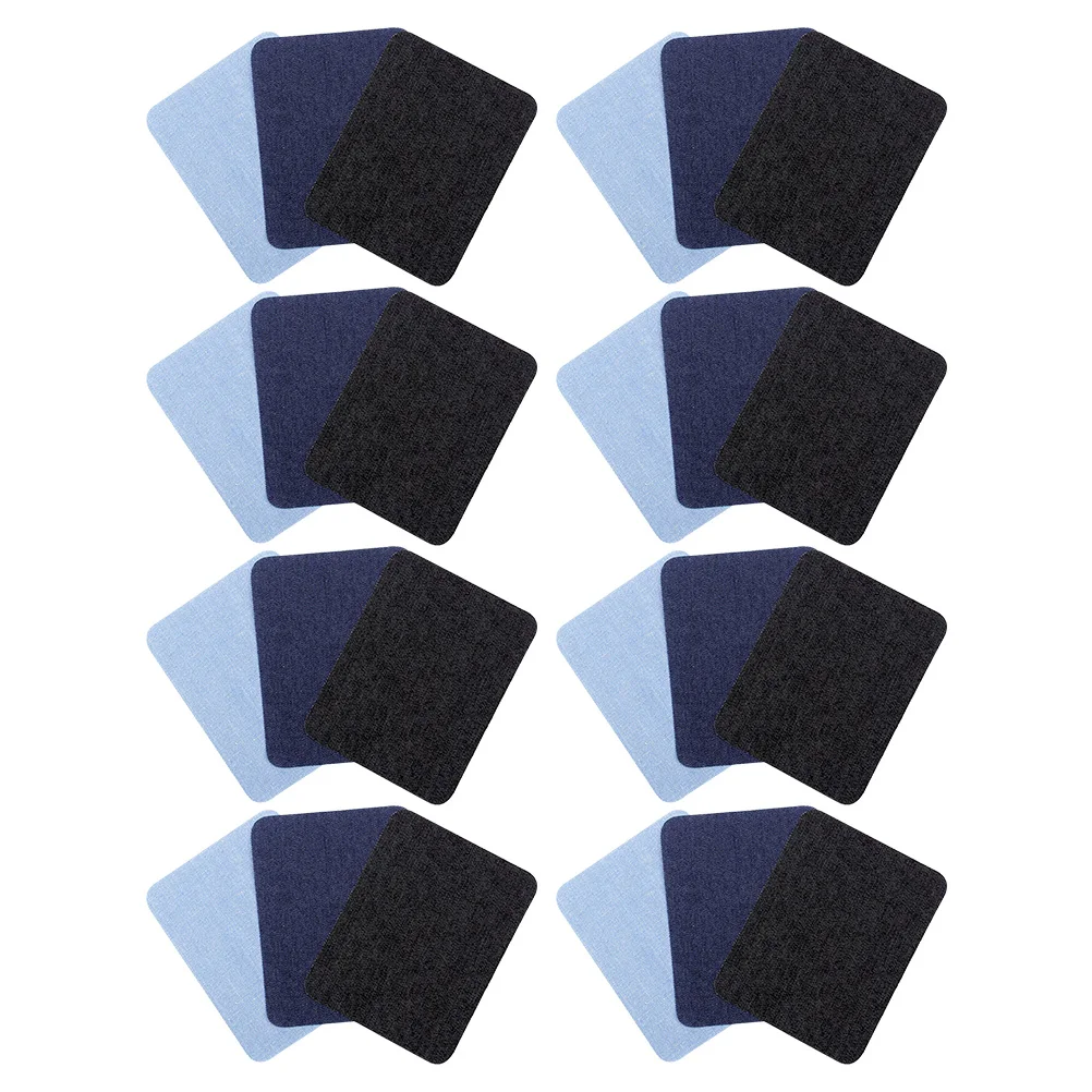 24 Pcs Iron On Jean Patches Denim Clothes Repair Blue Fabric DIY Trousers Shirt Knee Elbow Patch Set Sewing Supplies
24 Pcs Iron On Jean Patches Denim Clothes Repair Blue Fabric DIY Trousers Shirt Knee Elbow Patch Set Sewing Supplies