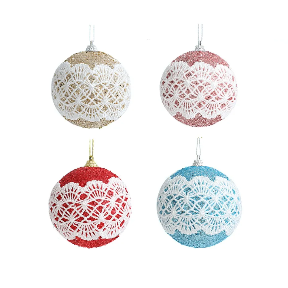 4Pcs 8cm Lace Appliques Christmas Ball Reusable Foam Xmas Tree Hanging Ornament Shatterproof Glitter Christmas Decoration Balls
4Pcs 8cm Lace Appliques Christmas Ball Reusable Foam Xmas Tree Hanging Ornament Shatterproof Glitter Christmas Decoration Balls