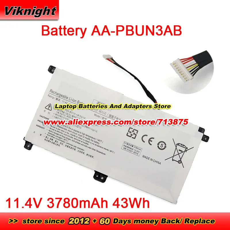 Аккумуляторная батарея для Samsung NT500R NT501R NT760XBE 300E4M 300E5K 800G5M 810G5M Series Li-Ion 11,4 43Wh 3780 мАч
Аккумуляторная батарея для Samsung NT500R NT501R NT760XBE 300E4M 300E5K 800G5M 810G5M Series Li-Ion 11,4 43Wh 3780 мАч