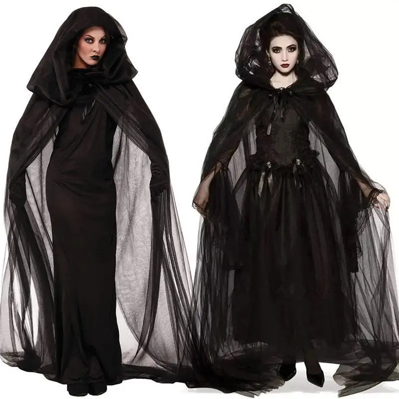 Halloween Costume Ghost Bride Witch Cosplay Cape Women's Traditional Ethnic Stage Wear Autumn Fashion
Halloween Costume Ghost Bride Witch Cosplay Cape Women's Traditional Ethnic Stage Wear Autumn Fashion