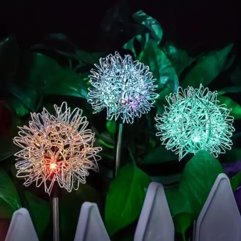 Solar Dandelion LED Garden Light, Stainless Steel Outdoor Lawn Lighting Lamp, Perfect for Landscape Decoration of Villas, Balcon
Solar Dandelion LED Garden Light, Stainless Steel Outdoor Lawn Lighting Lamp, Perfect for Landscape Decoration of Villas, Balcon