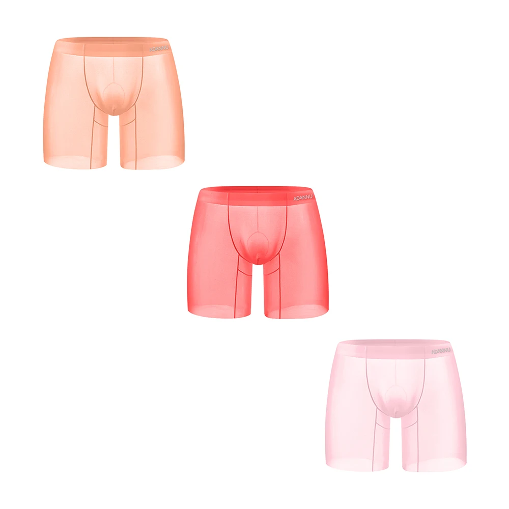 3Pcs Men Long Leg Transparent Mesh Boxer Briefs Ultra Thin Breathable Soft Sports Male Underwear AD705
3Pcs Men Long Leg Transparent Mesh Boxer Briefs Ultra Thin Breathable Soft Sports Male Underwear AD705