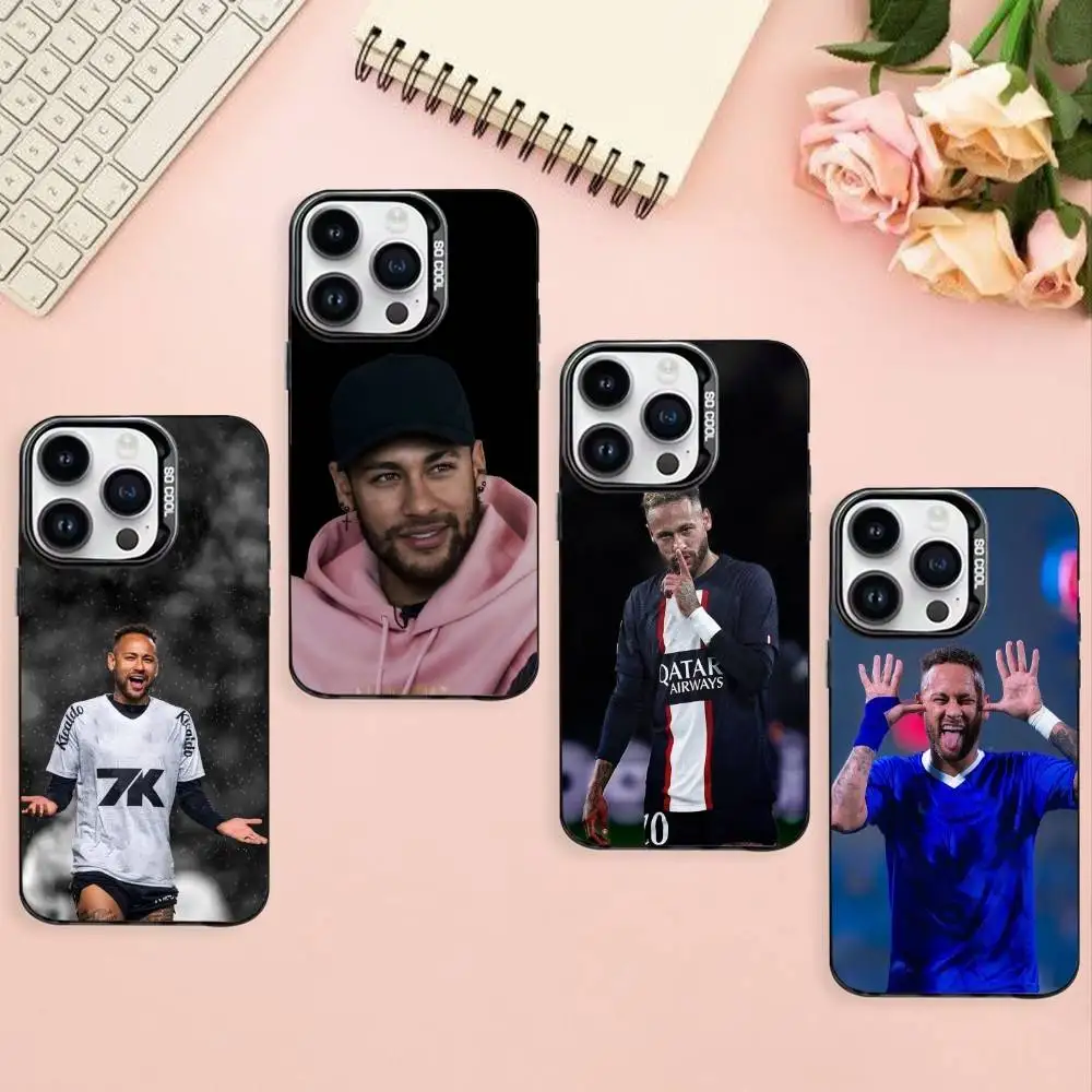 1PC Football Star Neymar Phone Case For iPhone17,16,15,14,13,12,11 Plus,Pro Max Black Border Silver Plated Cover
1PC Football Star Neymar Phone Case For iPhone17,16,15,14,13,12,11 Plus,Pro Max Black Border Silver Plated Cover