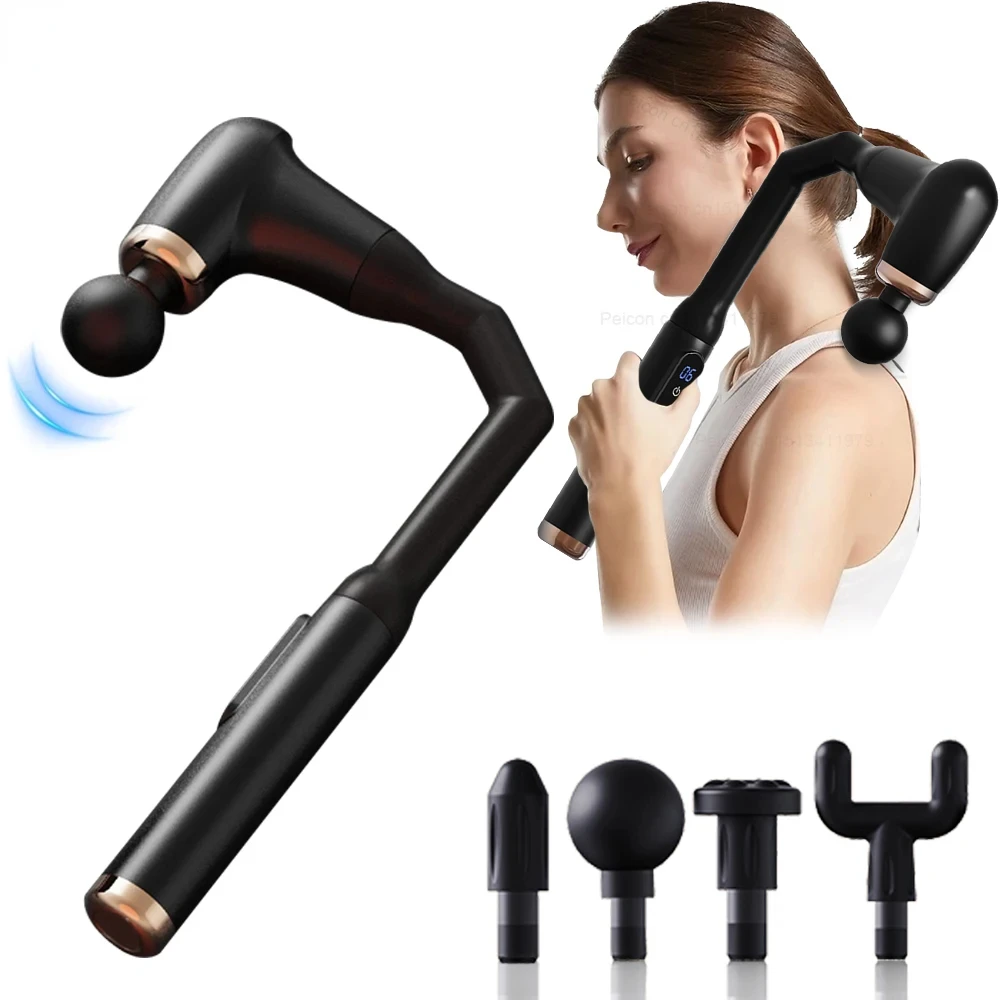 Portable Massage Gun Deep Tissue With Extended Handle U-Shaped Back Massager Body Massager for Neck Shoulder Back Leg Masager
Portable Massage Gun Deep Tissue With Extended Handle U-Shaped Back Massager Body Massager for Neck Shoulder Back Leg Masager