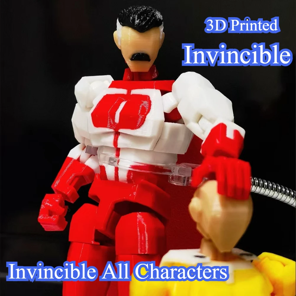 3D Printed Blue-Masked Invincible T13 Dummy13 Multi-Jointed Movable 3d Printed Shapeshift Toys Action Figure Custom Toy Gifts
3D Printed Blue-Masked Invincible T13 Dummy13 Multi-Jointed Movable 3d Printed Shapeshift Toys Action Figure Custom Toy Gifts