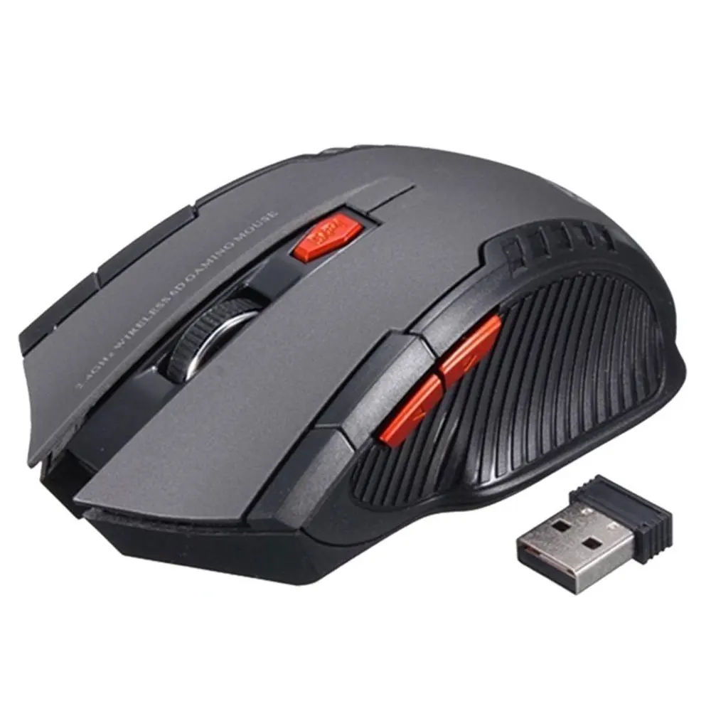 2.4GHz Wireless Gaming Mouse - Ultra Slim Portable Optical Mouse for PC Laptop with USB Receiver
2.4GHz Wireless Gaming Mouse - Ultra Slim Portable Optical Mouse for PC Laptop with USB Receiver