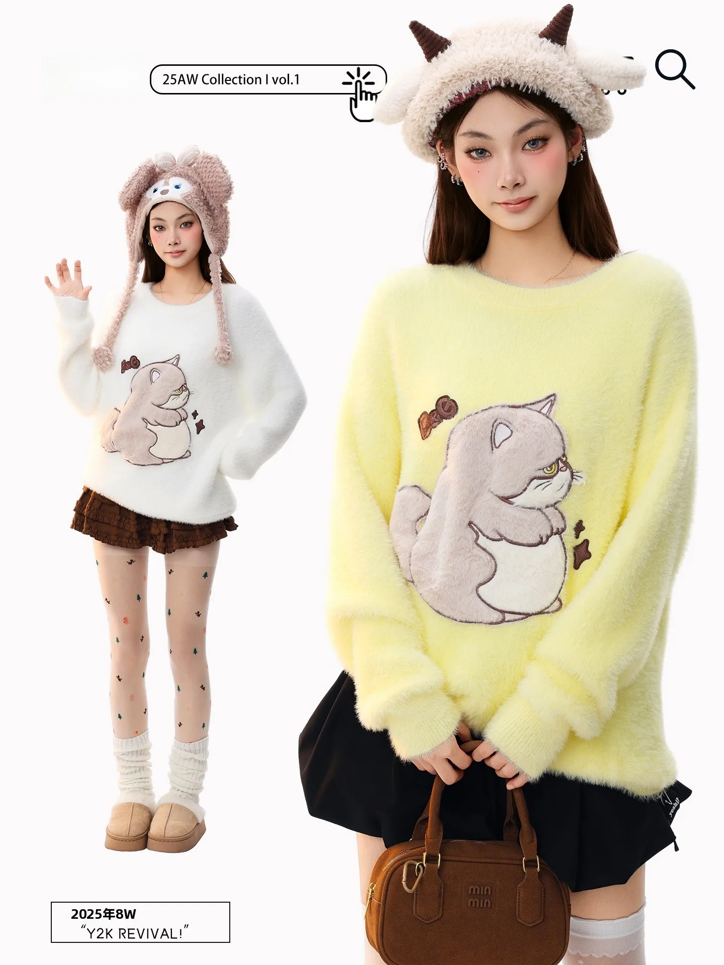 PBB American Retro Embroidered Faux Fur Knitwear Women's Gentle Style Warmth Youthful Hooded Sweater Polyester Winter Lon...
PBB American Retro Embroidered Faux Fur Knitwear Women's Gentle Style Warmth Youthful Hooded Sweater Polyester Winter Lon...
