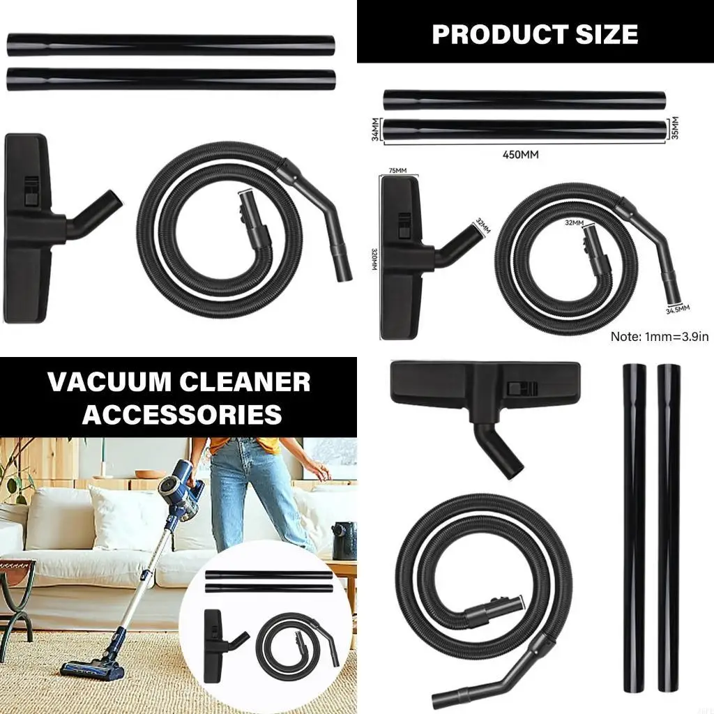J6PE Set of 3 Vacuum Accessory Hose Vacuum Cleaner Tube Straight Pipe Flexible Soft Pipe Vacuum Cleaner Hose Floor Brush
J6PE Set of 3 Vacuum Accessory Hose Vacuum Cleaner Tube Straight Pipe Flexible Soft Pipe Vacuum Cleaner Hose Floor Brush