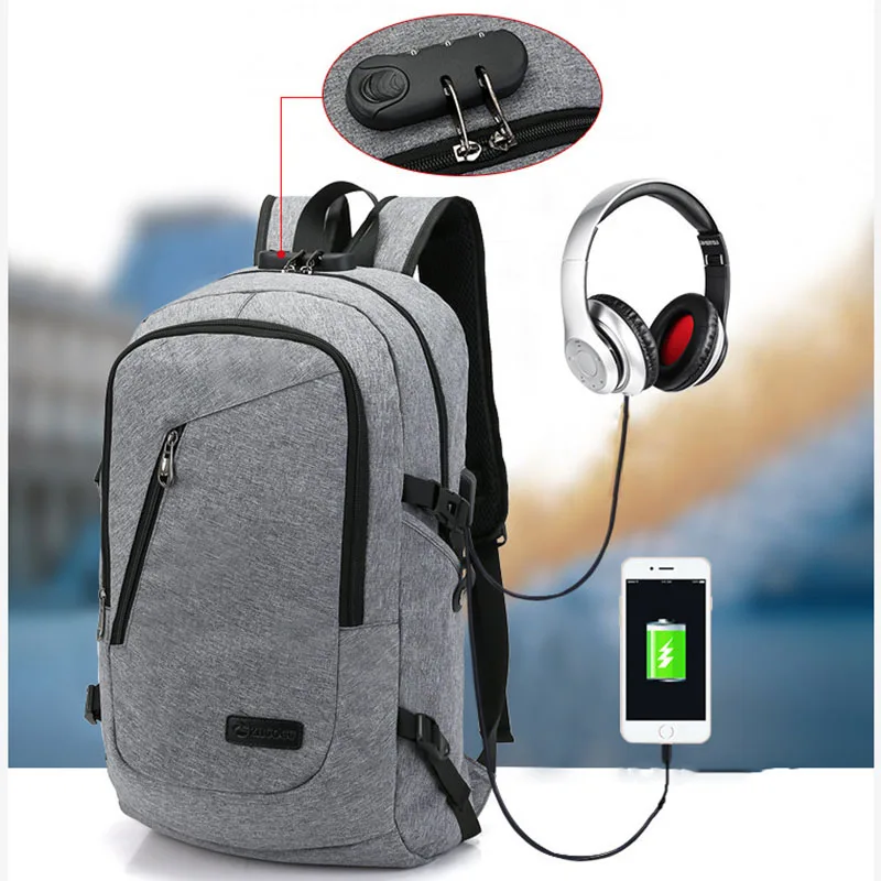 Backpack Business Water Resistant 17 Inch Laptop Backpack with Usb Charging Port
Backpack Business Water Resistant 17 Inch Laptop Backpack with Usb Charging Port