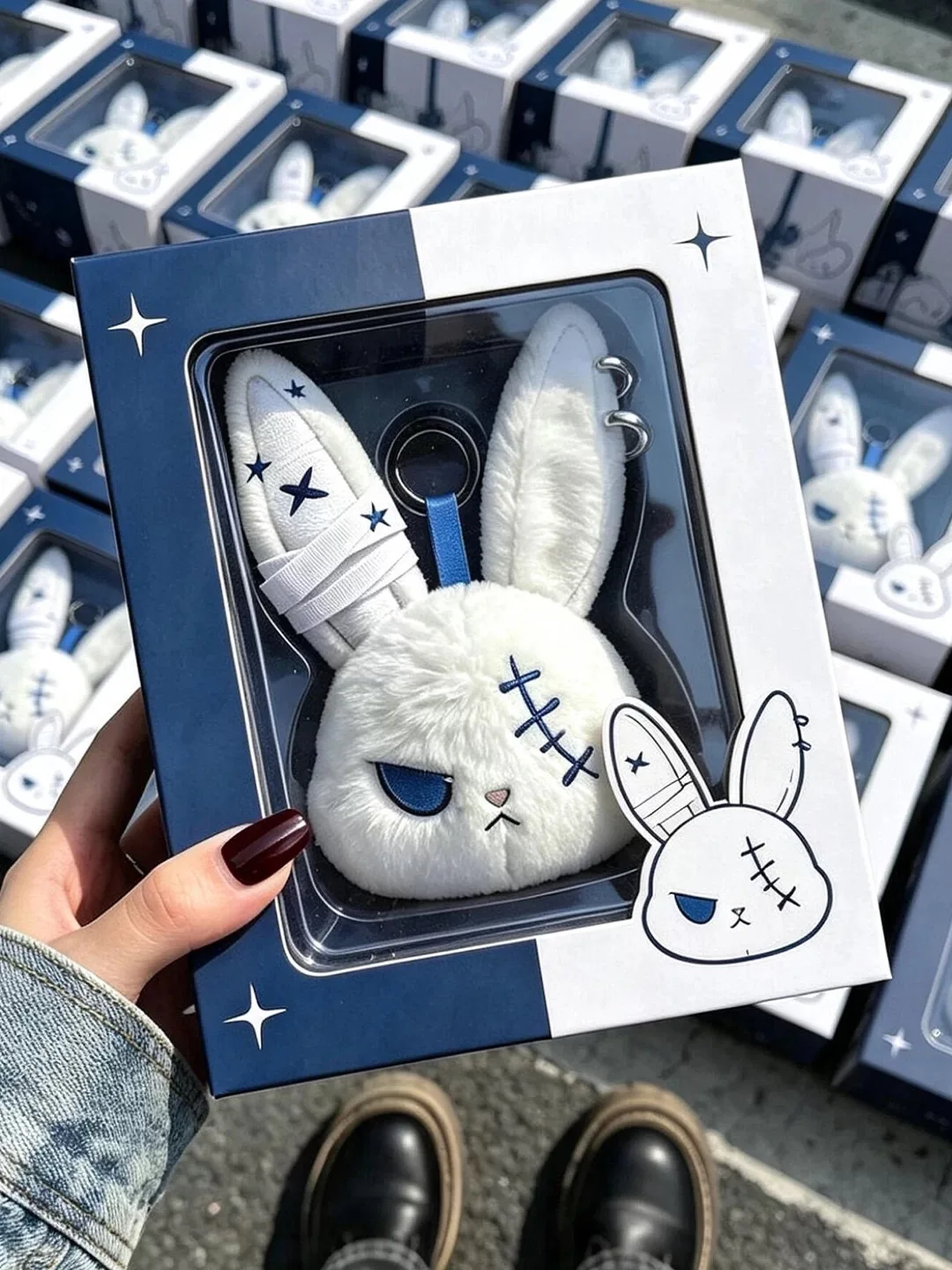 Popular Hot Gothic Bunny Plush Keychain RabbitBag Charm with Bandage Desian Kawaii Key Ring Pendant Car Bag Ornament 2026
Popular Hot Gothic Bunny Plush Keychain RabbitBag Charm with Bandage Desian Kawaii Key Ring Pendant Car Bag Ornament 2026