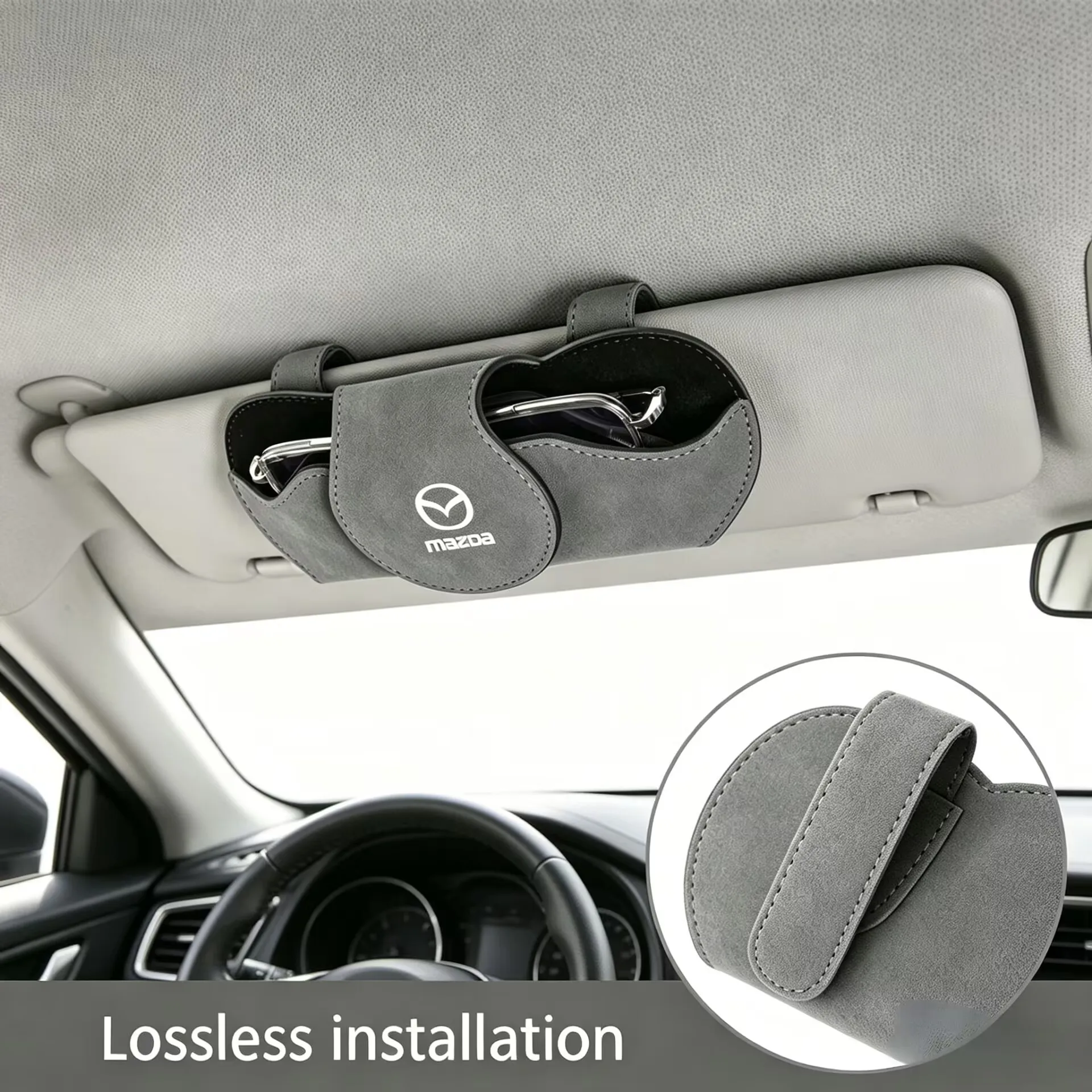 Universal Car Sunglasses Holder Case Leather Auto Box Clip for Mazda 2 3 6 CX-3 CX-5 CX-9 MX-5 Seat Gap Groove Organizer
Universal Car Sunglasses Holder Case Leather Auto Box Clip for Mazda 2 3 6 CX-3 CX-5 CX-9 MX-5 Seat Gap Groove Organizer