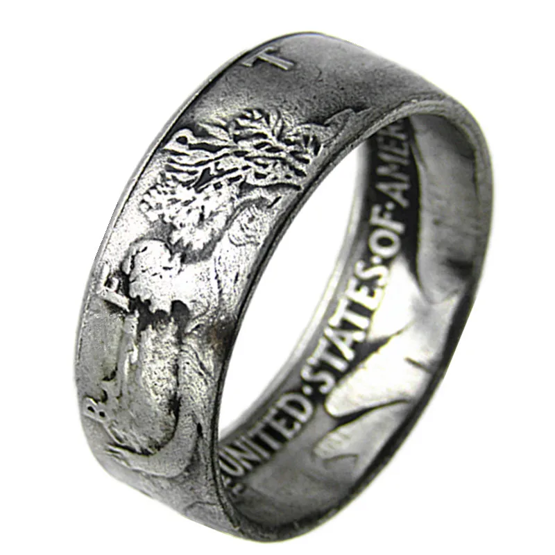 US Walking Half Dollar Ring ‘1945’Handmade Copper-nickel Alloy Coin Ring In Sizes 6-14
US Walking Half Dollar Ring ‘1945’Handmade Copper-nickel Alloy Coin Ring In Sizes 6-14