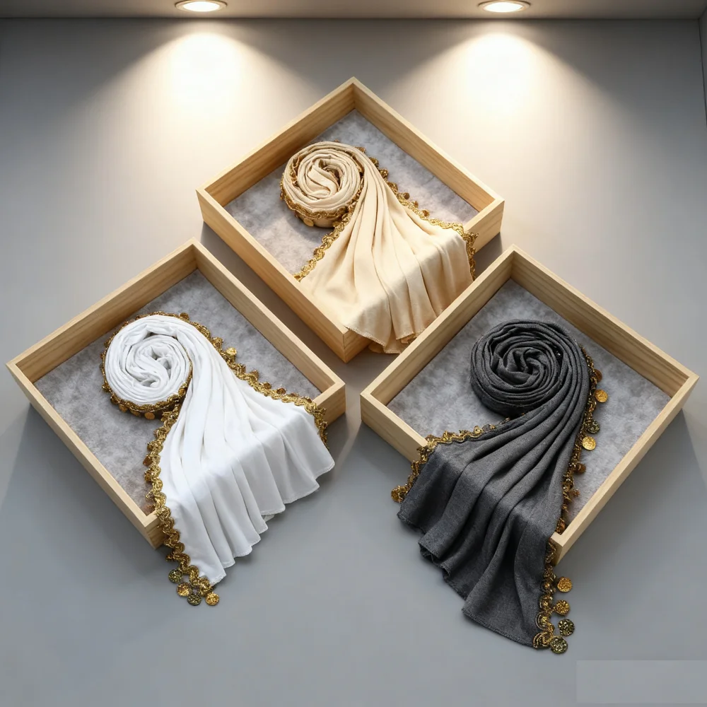 Модные шарфы, хиджаб, тюрбан для мусульманских женщин, платок для Рамадана, шарф с блестками, повязки на голову, вуаль, исламская повязка на голову 55X185 см
Модные шарфы, хиджаб, тюрбан для мусульманских женщин, платок для Рамадана, шарф с блестками, повязки на голову, вуаль, исламская повязка на голову 55X185 см