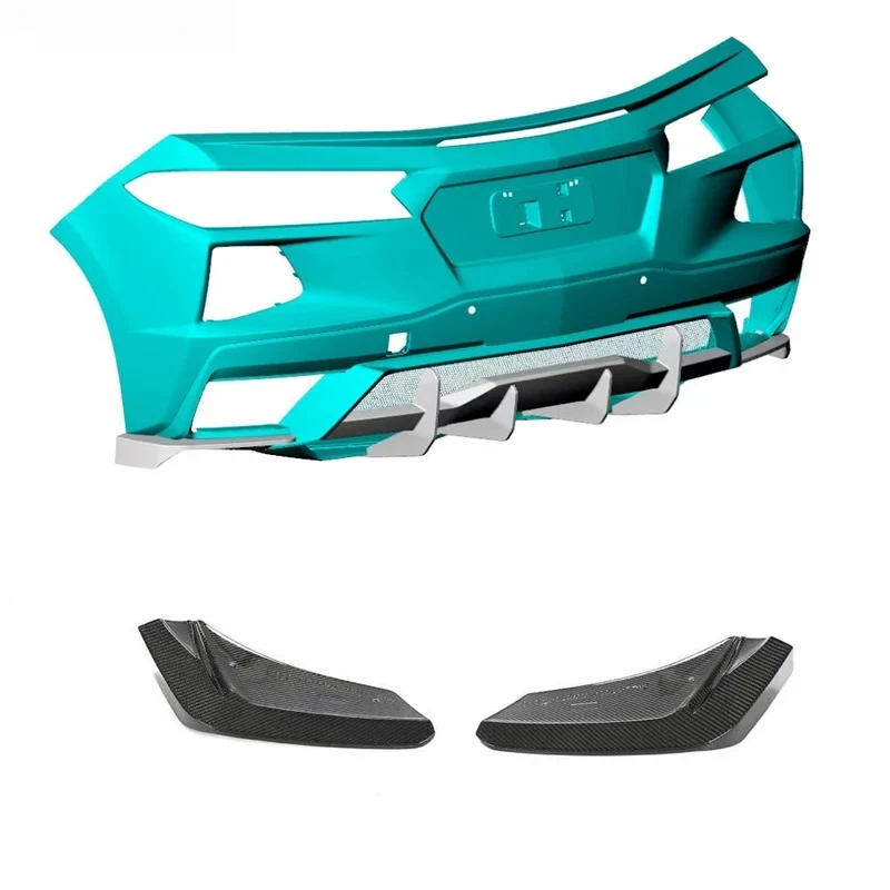 C8 Dry Carbon Fiber Rear Bumper Aprons Side Sp for Corvette C8 Car Styling 2020
C8 Dry Carbon Fiber Rear Bumper Aprons Side Sp for Corvette C8 Car Styling 2020