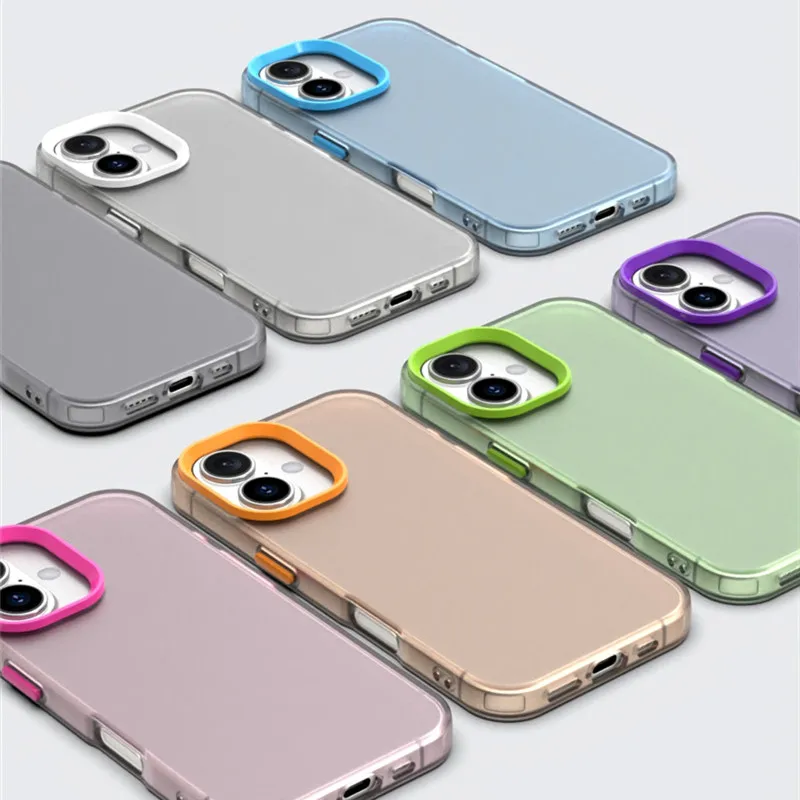 For iPhone 16 Plus Case For Apple iPhone 16 Plus Cover 6.7 inch Translucent Candy Color Matte Shockproof Protective Bumper
For iPhone 16 Plus Case For Apple iPhone 16 Plus Cover 6.7 inch Translucent Candy Color Matte Shockproof Protective Bumper