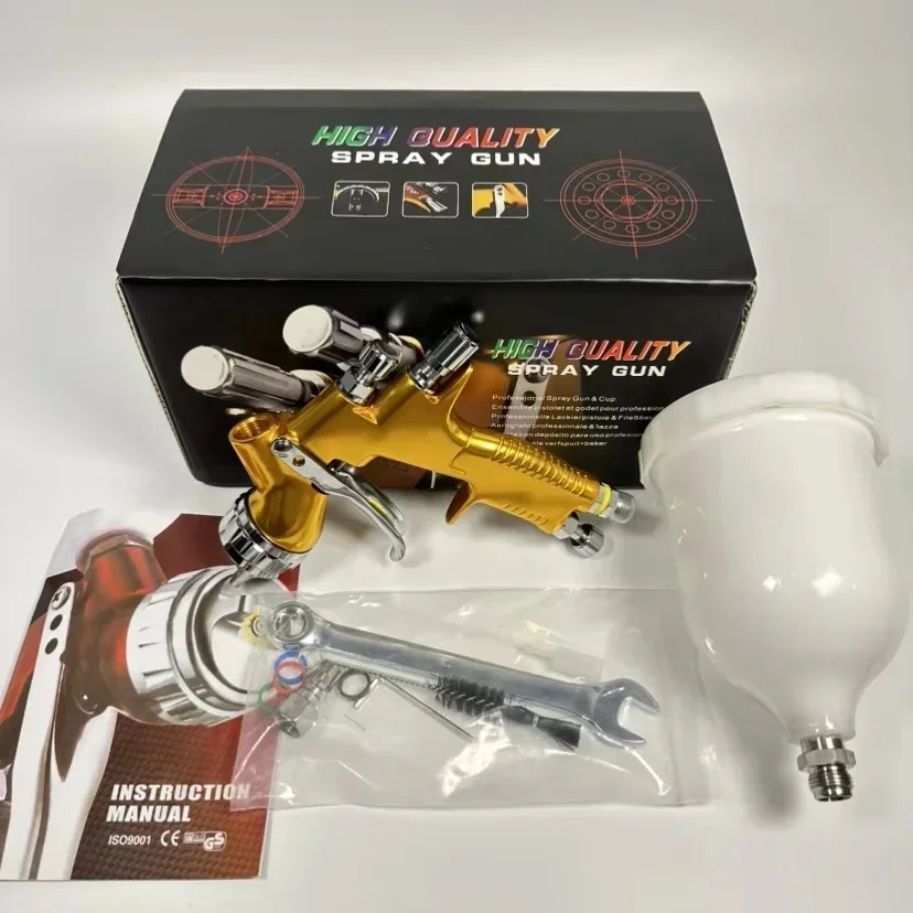 YyhcYyhcAKX 1,3/1,8 мм автомобильный пистолет-распылитель воздушной краски 1,3 мм HVLP с гравитационной подачей 25 см, ширина узора 12 бар, распылитель воздушного инструмента
YyhcYyhcAKX 1,3/1,8 мм автомобильный пистолет-распылитель воздушной краски 1,3 мм HVLP с гравитационной подачей 25 см, ширина узора 12 бар, распылитель воздушного инструмента