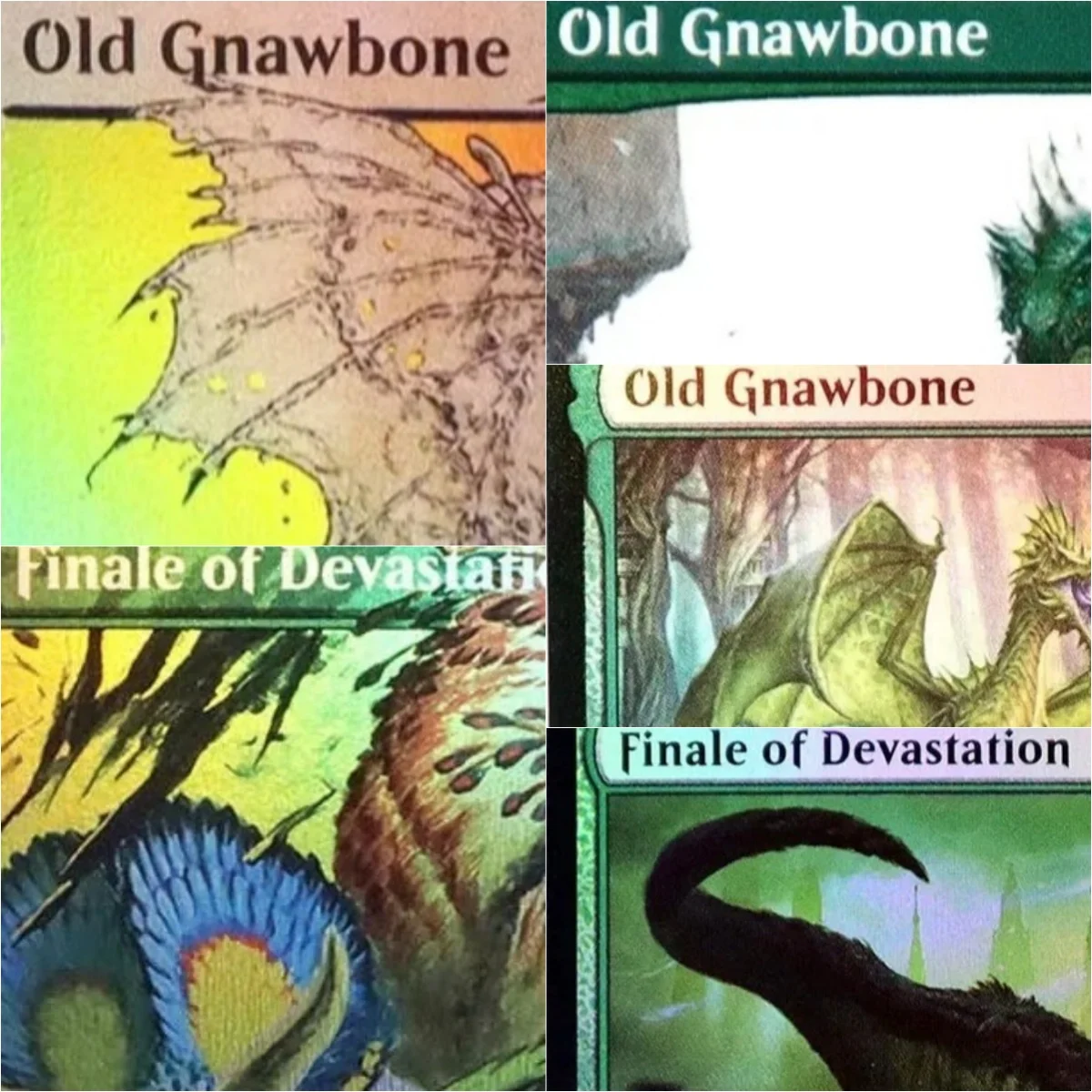 "Old Gnawbone/Finale of Devastation" TCG Magical Proxy Cards Game Black High Quality Gathering Board Playing Game Trading Cards
"Old Gnawbone/Finale of Devastation" TCG Magical Proxy Cards Game Black High Quality Gathering Board Playing Game Trading Cards