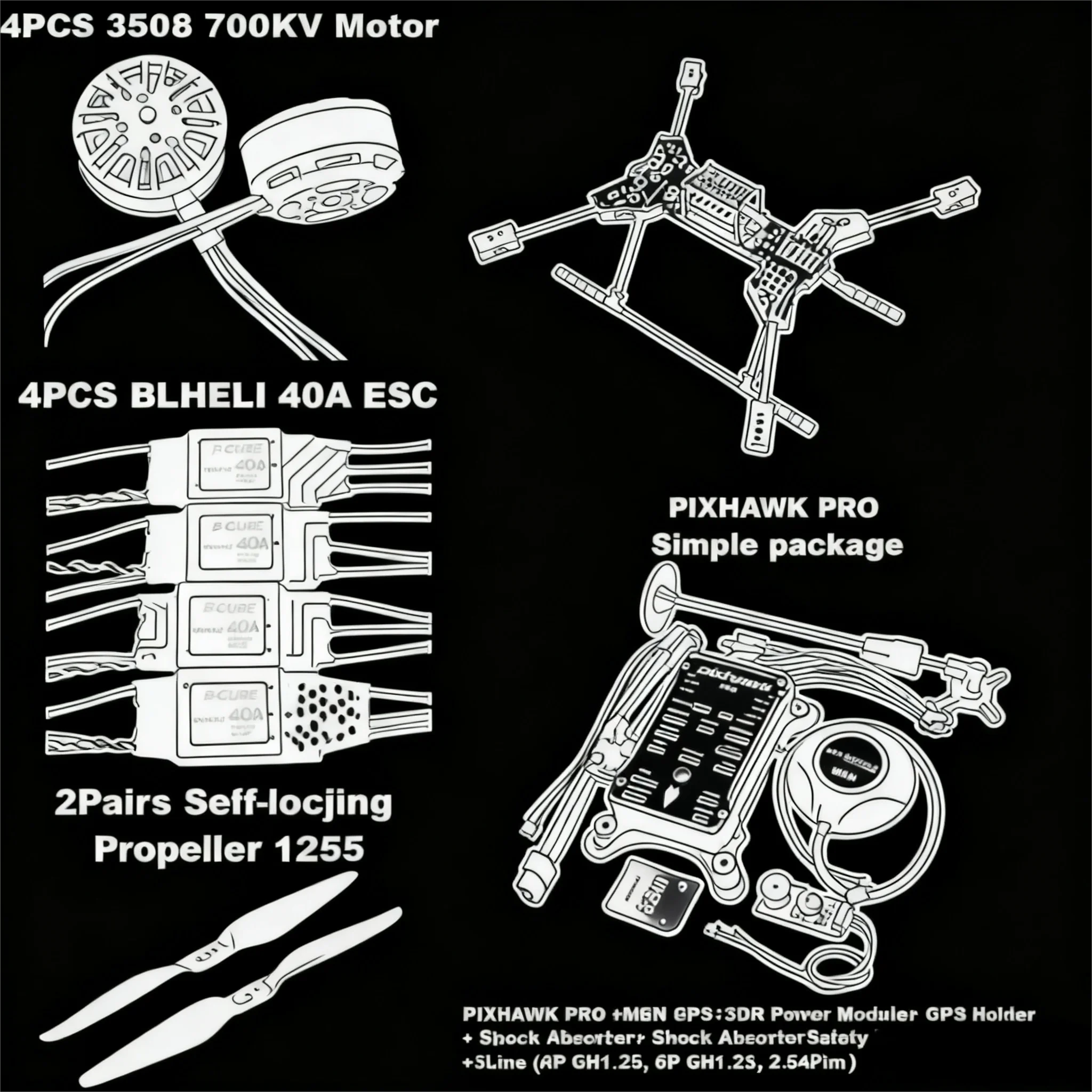 Новый ZD680 PRO M8N/M9N/M10, полностью углеродное волокно, шестиротор, складной рычаг, комплект рамы для гексакоптера PIXHAWK с несъемным шасси
Новый ZD680 PRO M8N/M9N/M10, полностью углеродное волокно, шестиротор, складной рычаг, комплект рамы для гексакоптера PIXHAWK с несъемным шасси
