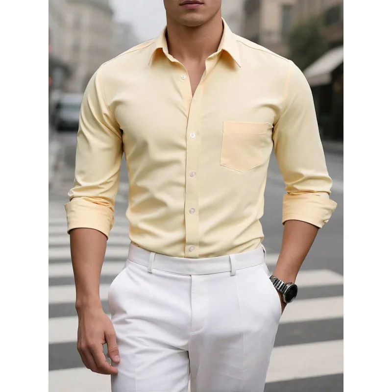 Slim Fit Men's Long Shirt Oxford Cloth Color Resistant to Deformation Other Material 100% Spring 2026 Other Style
Slim Fit Men's Long Shirt Oxford Cloth Color Resistant to Deformation Other Material 100% Spring 2026 Other Style