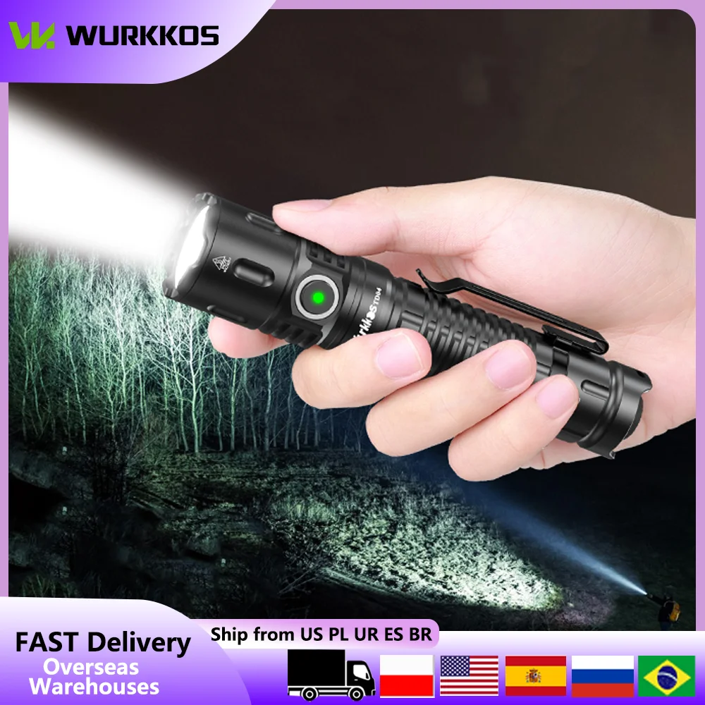 Тактический фонарь Wurkkos TD04 Compact EDC с яркостью 3000 лм, водонепроницаемостью IP68, 8 режимами работы для кемпинга и приключений, с доставкой по месту жительства
Тактический фонарь Wurkkos TD04 Compact EDC с яркостью 3000 лм, водонепроницаемостью IP68, 8 режимами работы для кемпинга и приключений, с доставкой по месту жительства