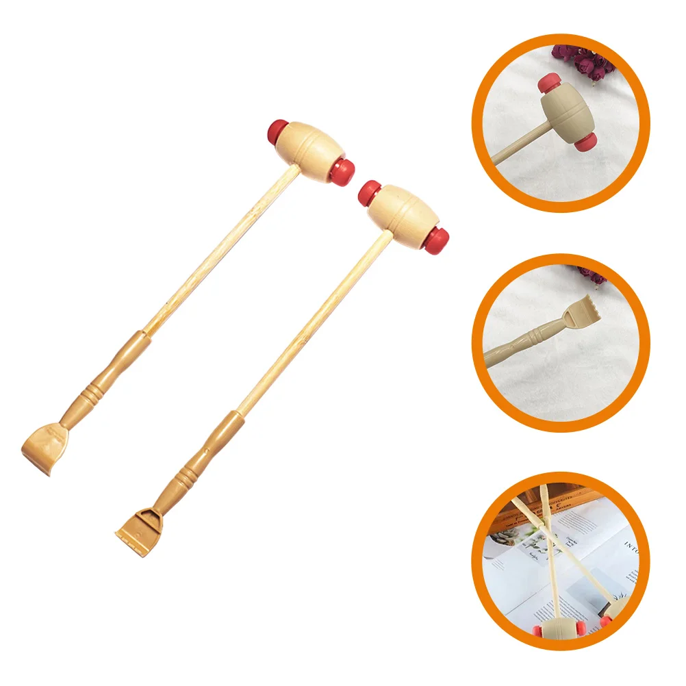 2 Pcs Scraper Tool Back Massager Handheld Wood Scratcher Hammer Stick Hammers Manual Massagers
2 Pcs Scraper Tool Back Massager Handheld Wood Scratcher Hammer Stick Hammers Manual Massagers