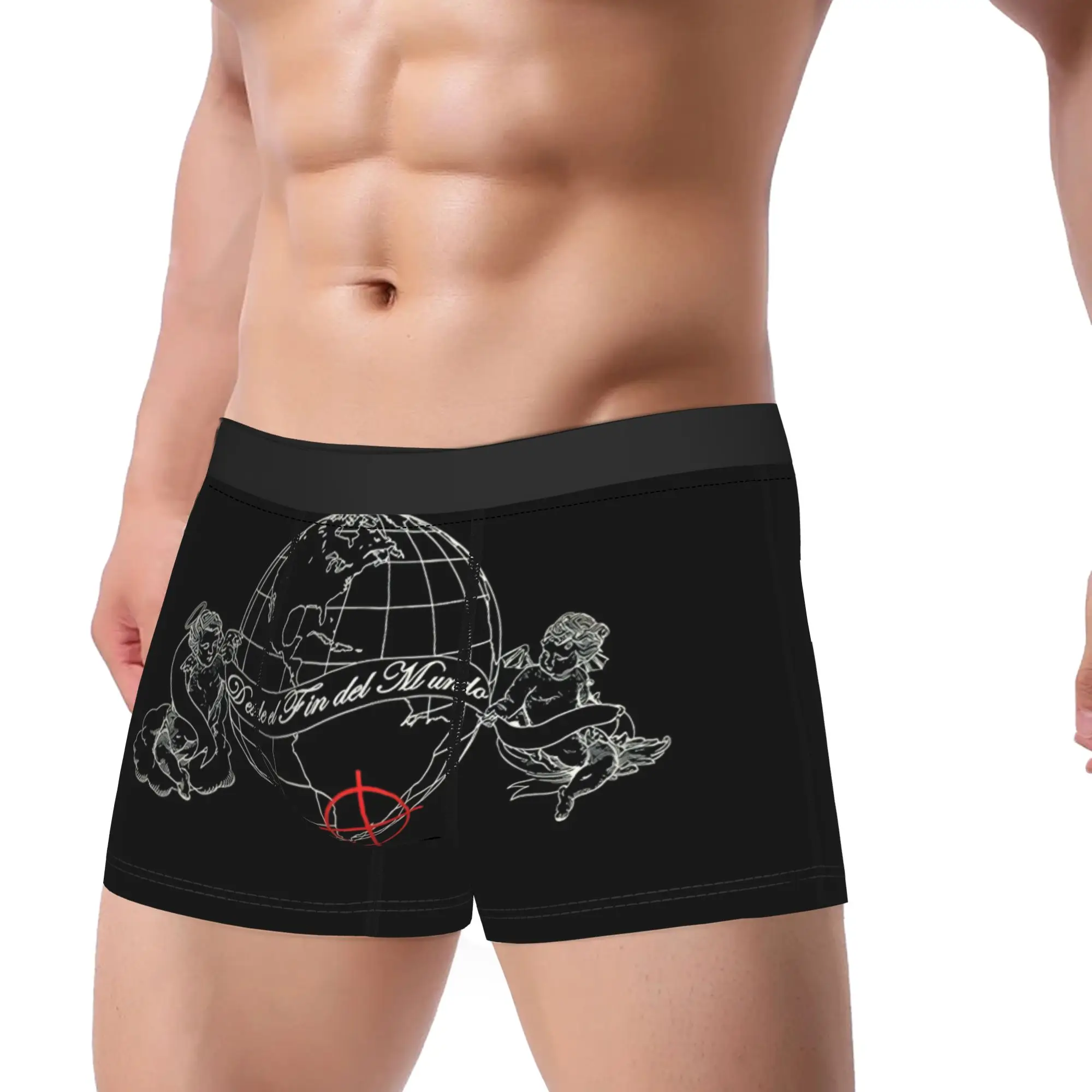 Man Desde el Fin del Mundo Underwear Duki Singer Rapper Album Humor Boxer Briefs Shorts Panties Male Breathable Underpants
Man Desde el Fin del Mundo Underwear Duki Singer Rapper Album Humor Boxer Briefs Shorts Panties Male Breathable Underpants