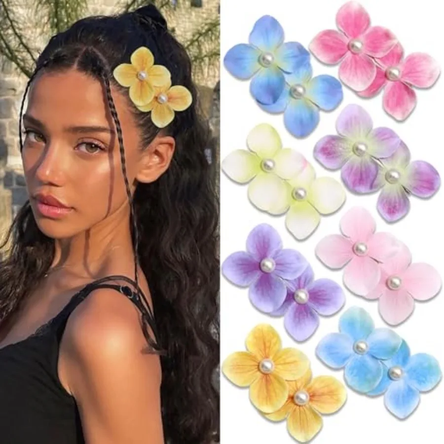 8 PCS Bohemian Flower Hairpin Artificial Hair Clip -Flower Hair Clips Hawaiian Tropical Orchid Hair Clips for Seaside Holiday B
8 PCS Bohemian Flower Hairpin Artificial Hair Clip -Flower Hair Clips Hawaiian Tropical Orchid Hair Clips for Seaside Holiday B