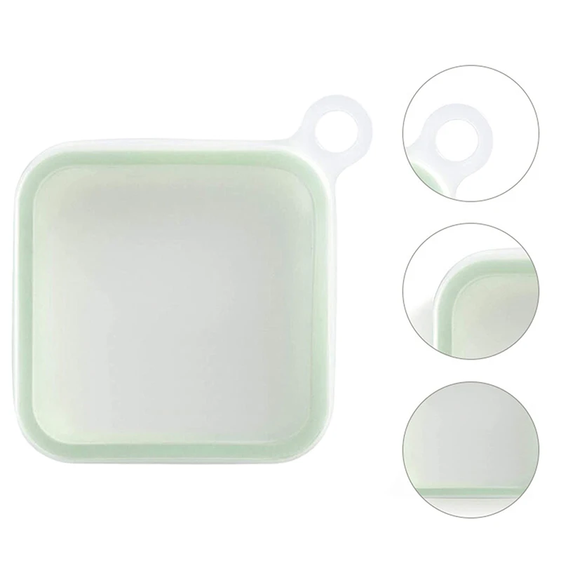 Square Bento Box Portable Silicone Sandwich Toast Bento Box With Handle Food Container Snack Box Student Office Worker Lunch Box
Square Bento Box Portable Silicone Sandwich Toast Bento Box With Handle Food Container Snack Box Student Office Worker Lunch Box