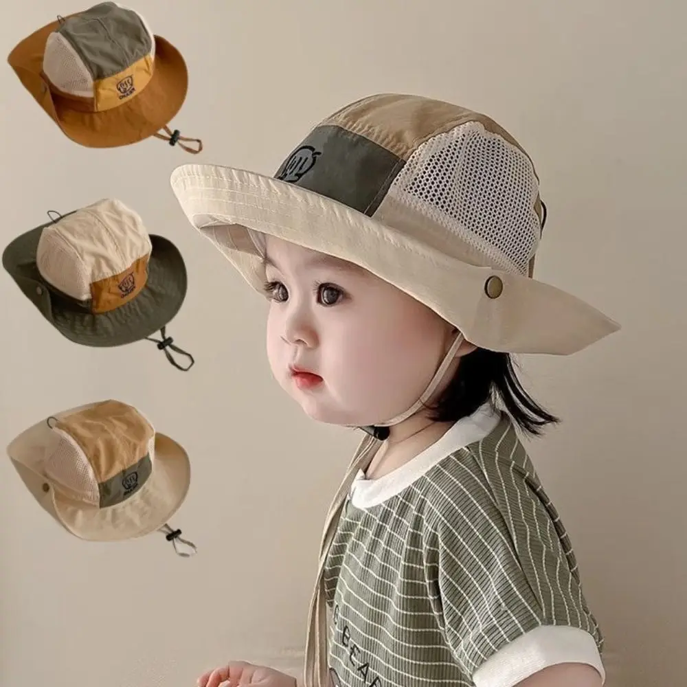 New Quick Drying Kids Bucket Hats Wide Brim Mesh Drawstring Basin Cap Breathable Thin Children Fisherman Hat Summer
New Quick Drying Kids Bucket Hats Wide Brim Mesh Drawstring Basin Cap Breathable Thin Children Fisherman Hat Summer