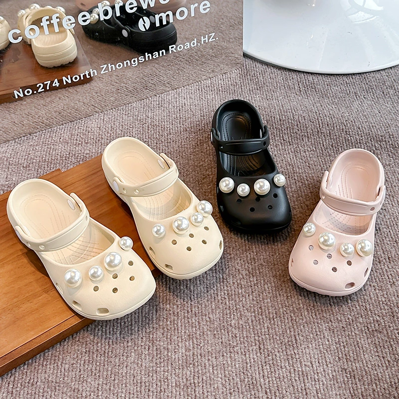 Sandals Original Clogs Designer Slippers Girls Summer Ballet Shoes Decorations DIY Accessories Sandals Girls Non-Slip Kid Shoes
Sandals Original Clogs Designer Slippers Girls Summer Ballet Shoes Decorations DIY Accessories Sandals Girls Non-Slip Kid Shoes