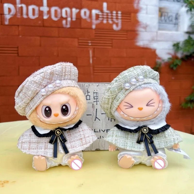 New 2.0 Labubu Cape Skirt Dress Suit 15cm Sitting Party Labubu Clothes Monster Vinyl Doll Outfit Clothing Hat Accessories Gifts
New 2.0 Labubu Cape Skirt Dress Suit 15cm Sitting Party Labubu Clothes Monster Vinyl Doll Outfit Clothing Hat Accessories Gifts