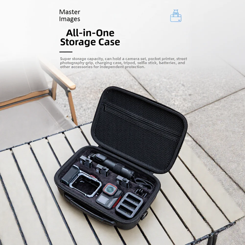 Action Camera Protective Case Storage Bag For Insta360 Pro 2 Sectioned Storage Built-in Shoulder Strap Drop-Resistant Waterproof
Action Camera Protective Case Storage Bag For Insta360 Pro 2 Sectioned Storage Built-in Shoulder Strap Drop-Resistant Waterproof